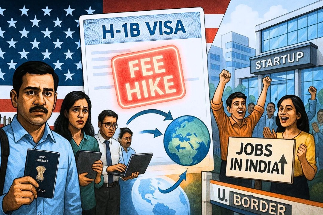 H-1B वीजा फीस वृद्धि बनेगा भारत के लिए आपदा में अवसर!