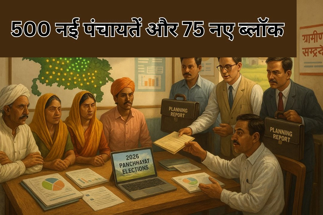 यूपी पंचायत चुनाव 2026 में बनेगी, 500 नई पंचायतें और 75 नए ब्लॉक!