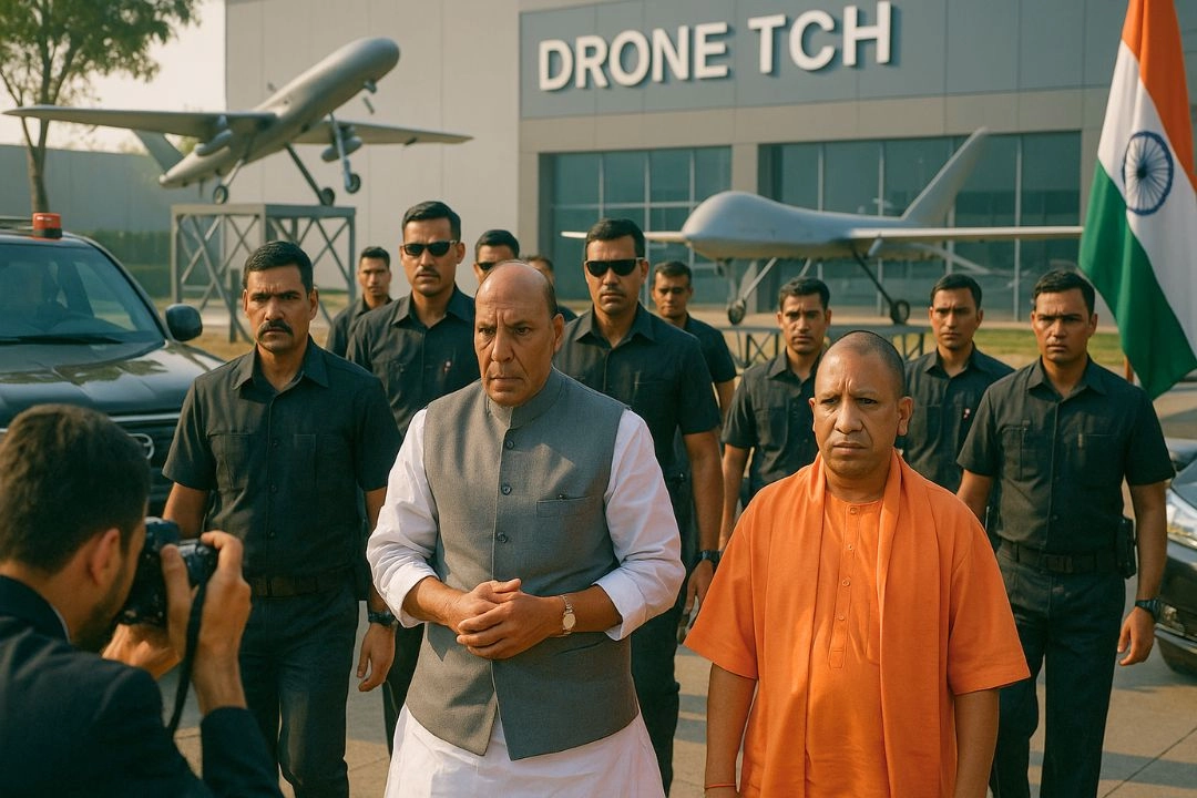 आज आ रहे हैं रक्षा मंत्री और सीएम योगी नोएडा, करेंगे इस ड्रोन कम्पनी का दौरा!