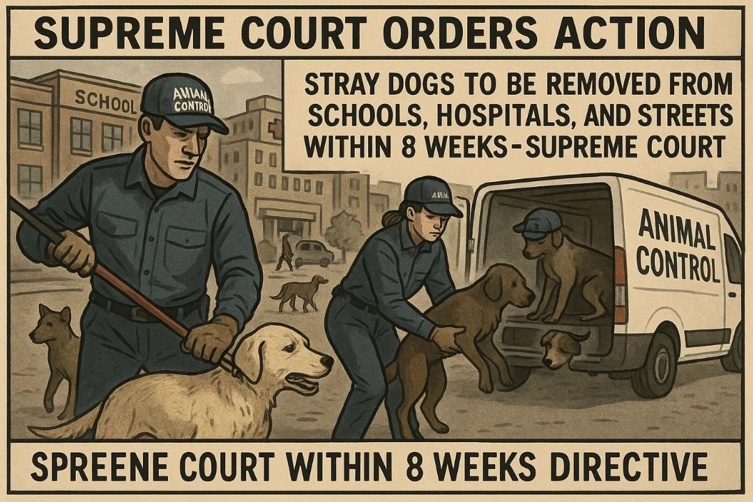 स्कूल, अस्पताल और सड़कों से हटेंगे आवारा कुत्ते!