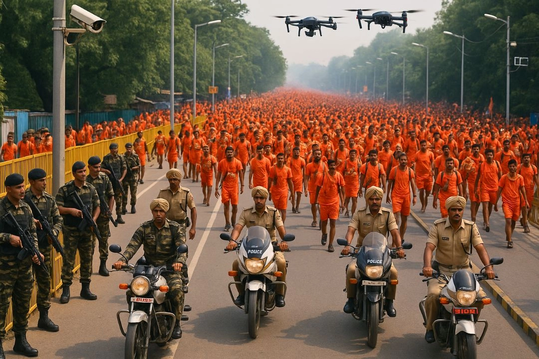 हरिद्वार कांवड़ यात्रा में अब थ्री-लेयर सिक्योरिटी!