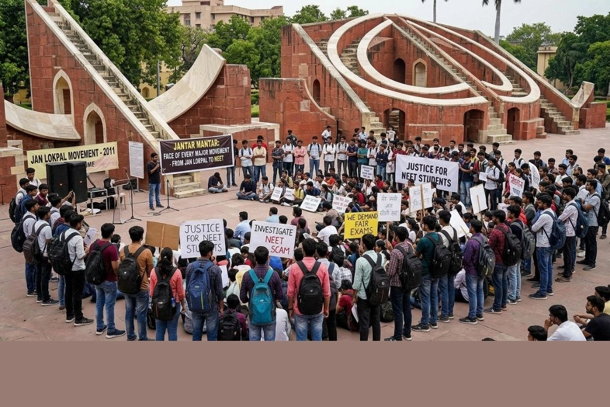 जहां NEET के छात्र कर रहे थे प्रदर्शन, कभी वहाँ होती थी ग्रहों की गणना!