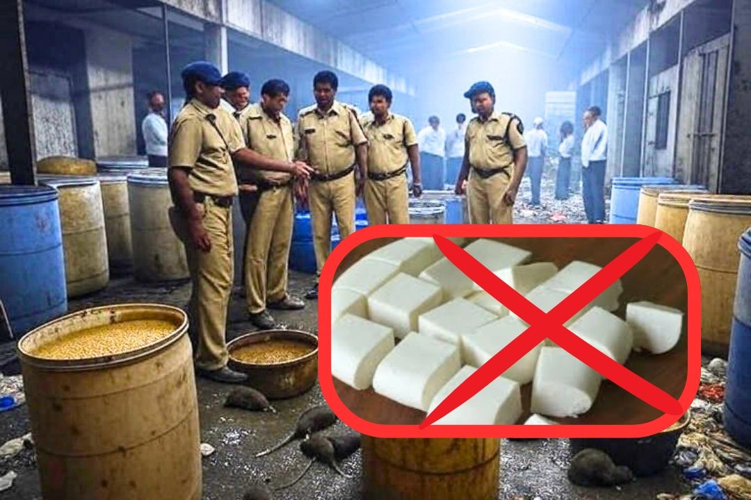गाजियाबाद में नकली पनीर फैक्ट्री का भंडाफोड़!