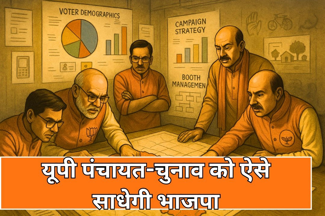 यूपी पंचायत-चुनाव को ऐसे साधेगी भाजपा, मास्टरप्लान तैयार!