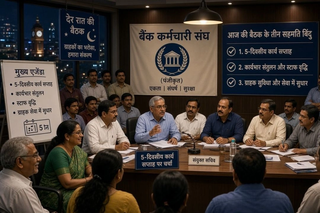 देर रात हुई बैंक यूनियनों की मीटिंग के बाद आज से होने वाली 3 दिन की बैंक हड़ताल टली!