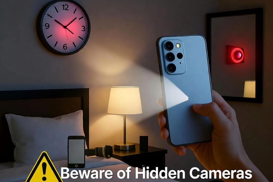 सावधान! होटल रूम में बढ़ रहा हैं हिडन कैमरों का खतरा!