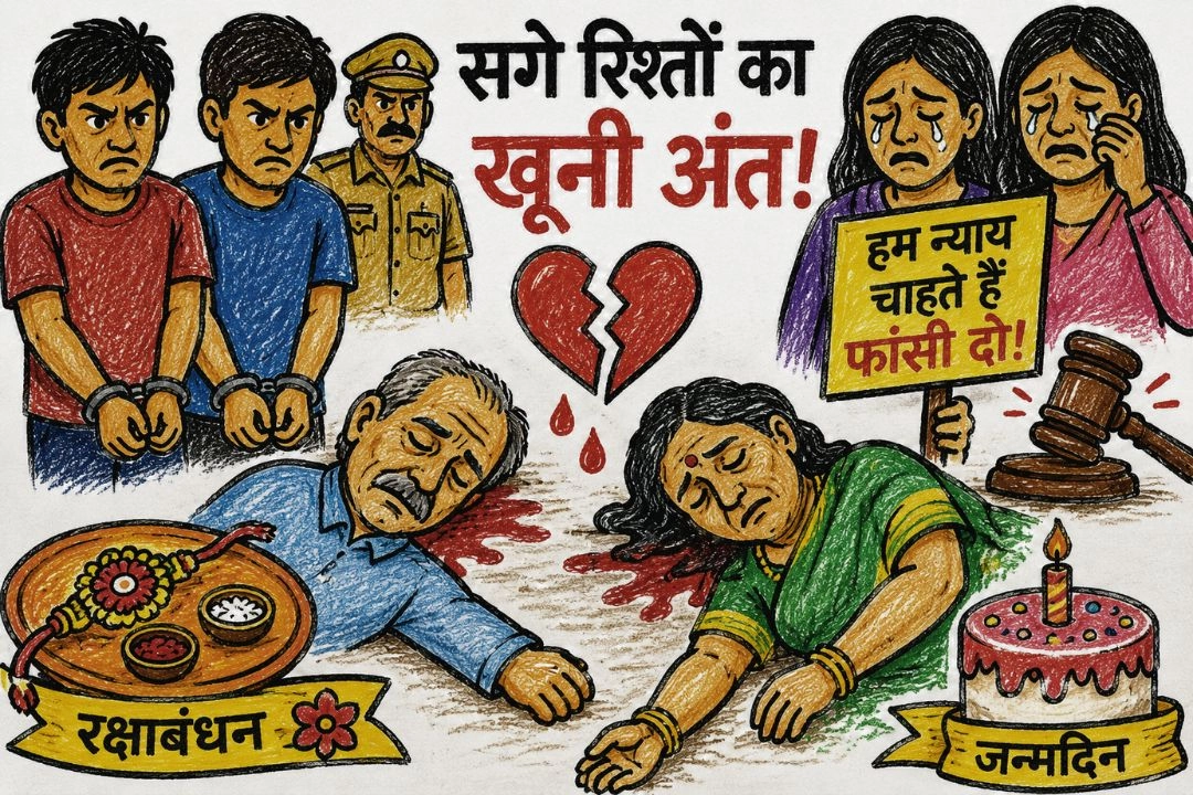 गाजियाबाद में रक्षाबंधन से पहले सगे रिश्तों का खूनी अंत!