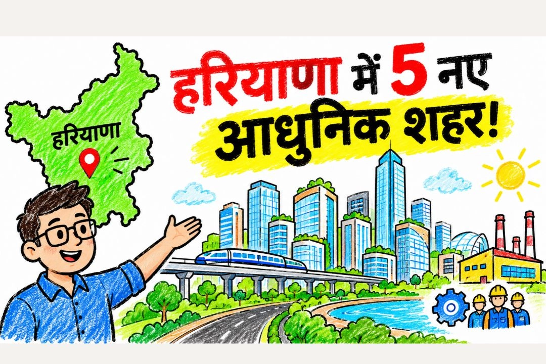 सिंगापुर के तर्ज पर हरियाणा में तैयार होंगे 5 नए आधुनिक शहर!