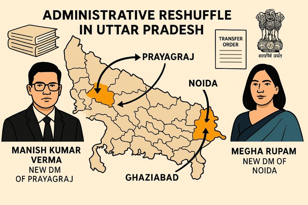 उत्तर प्रदेश में 23 अफ़सरों के तबादले!