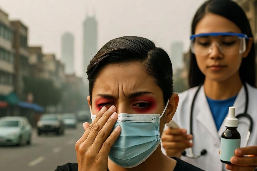 दिल्ली-NCR समेत देशभर में प्रदूषण व धुंध से बढ़ा आँखों को खतरा!