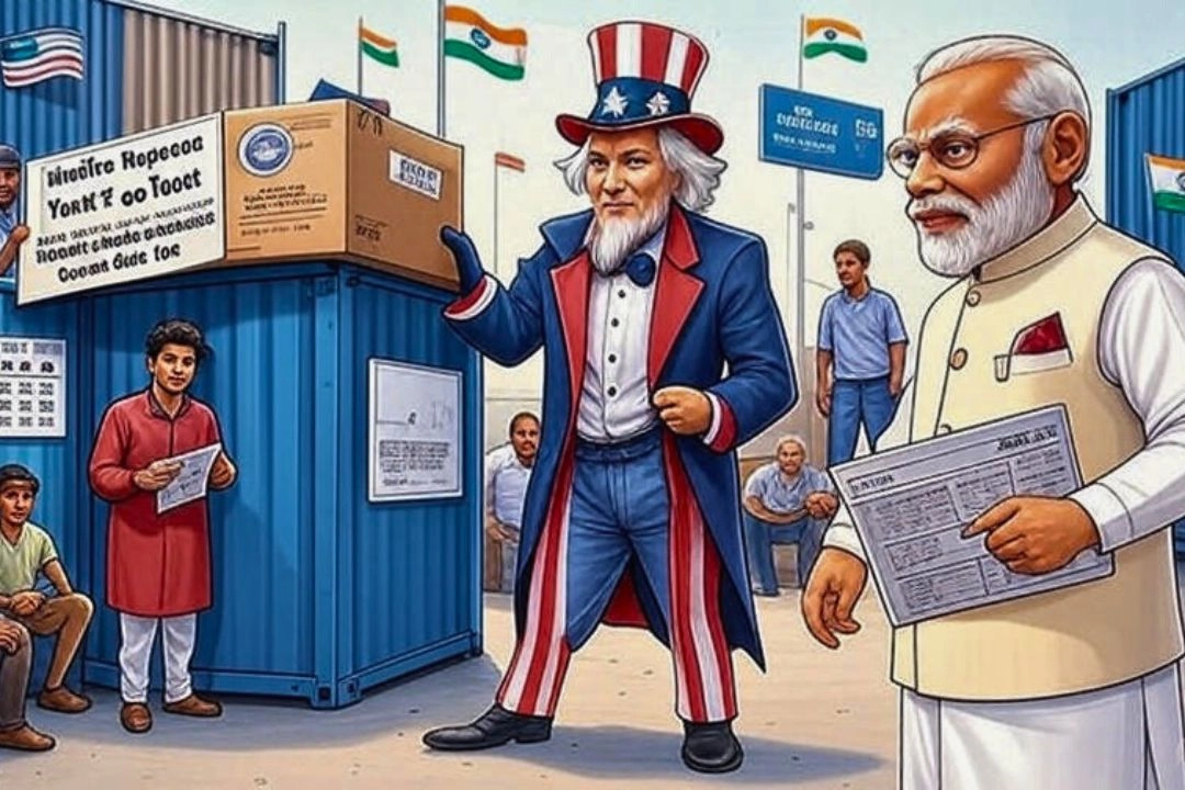 अमेरिका ने भारत पर लगाया 50% टैरिफ!