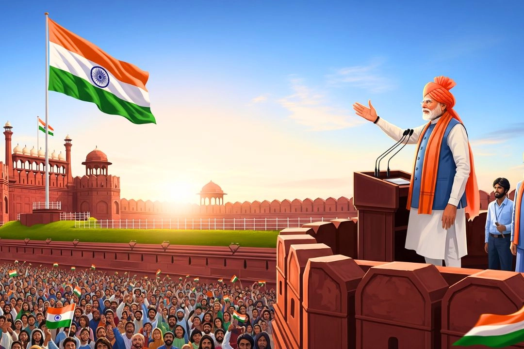 PM मोदी का लाल किले से पाकिस्तान को कड़ा संदेश!