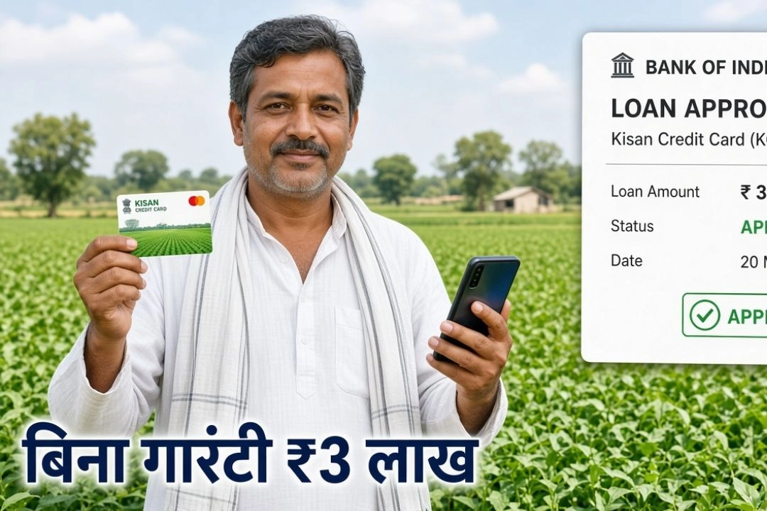 अब बिना किसी गिरवी-गारंटी के 3 लाख रूपये तक का लोन!
