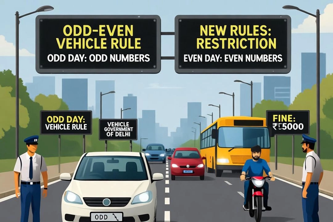 दिल्ली में 1 नवंबर से सड़कों पर बड़े बदलाव!