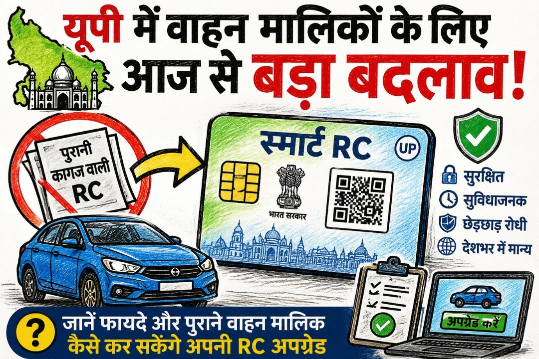 यूपी में वाहन मालिकों के लिए आज से बड़ा बदलाव!