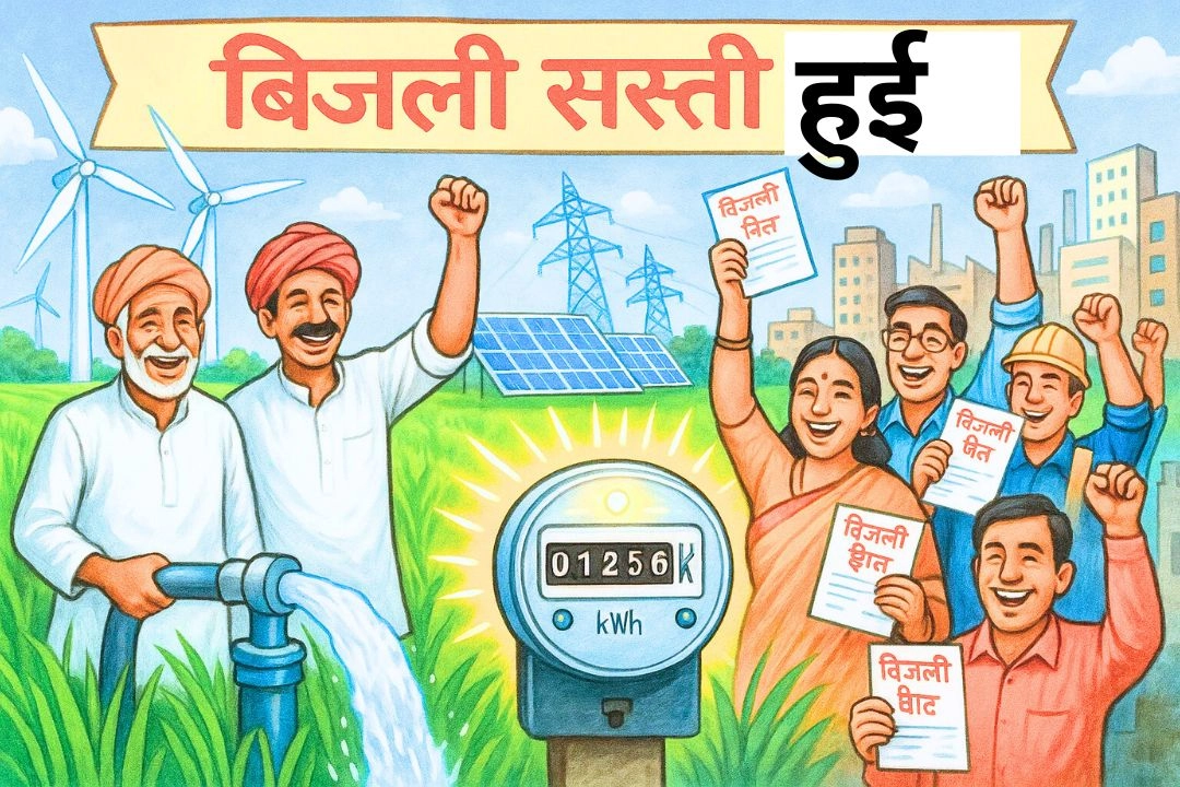25 साल बाद राजस्थान में बिजली दरों में जबरदस्त कटौती!