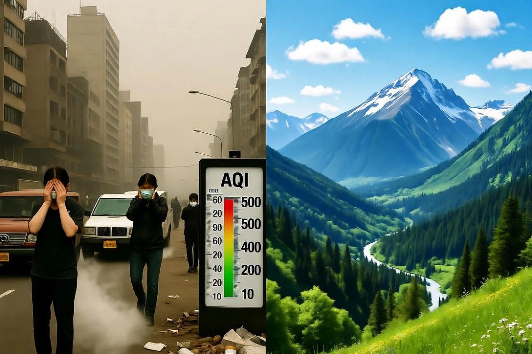 ‘गैस चैंबर’ बना दिल्ली-NCR; AQI पहुँचा 500 के पार!