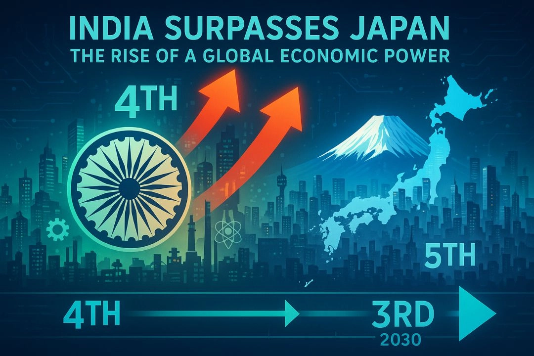 भारत बना जापान को पछाड़कर, दुनिया की 4th सबसे बड़ी अर्थव्यवस्था!