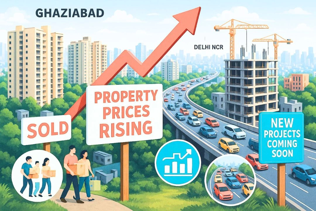 गाजियाबाद में इसलिए बढ़ रही हैं प्रॉपर्टी कीमतें! जानें क्यों बना गाजियाबाद, दिल्ली NCR में रहने का नया ठिकाना