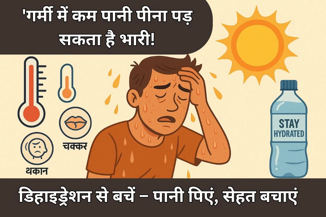 गर्मी में कम पानी पीना/ लापरवाही पड़ सकती है भारी!