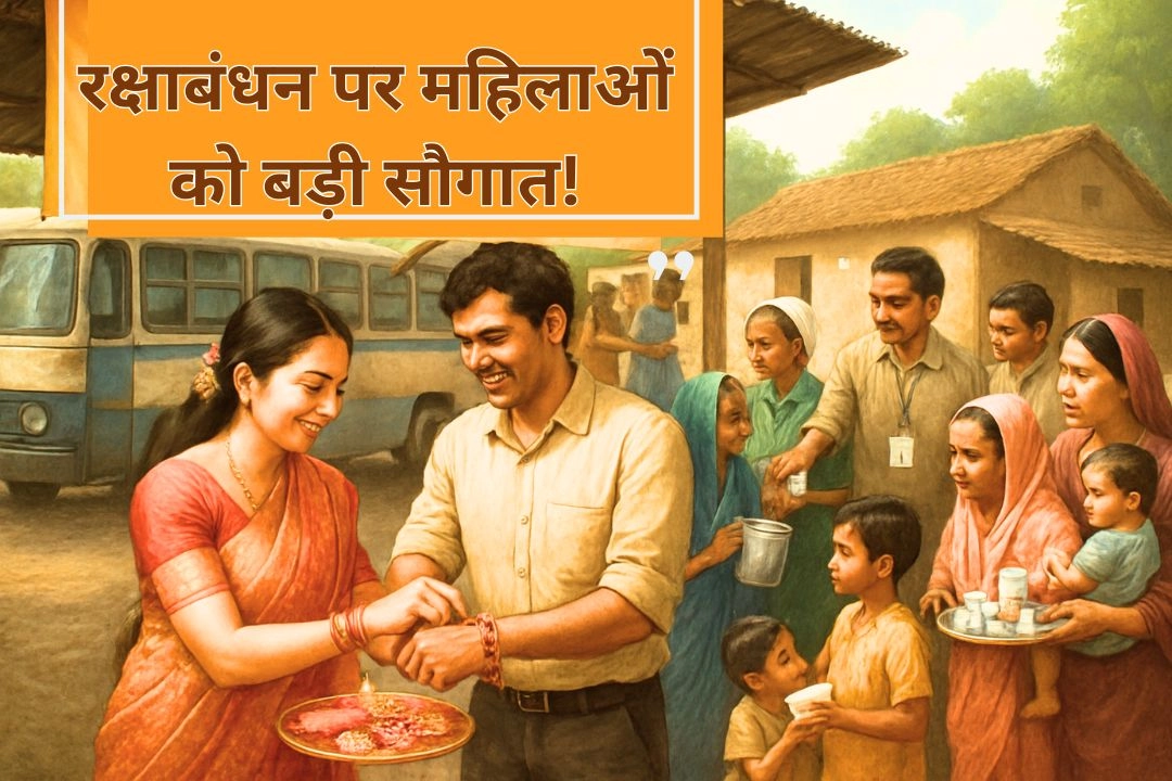 रक्षाबंधन पर महिलाओं को बड़ी सौगात!