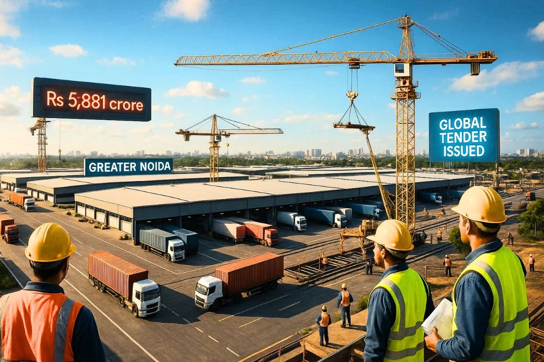 ग्रेटर नोएडा में 5,881 करोड़ में बनेगा देश का सबसे बड़ा लॉजिस्टिक्स हब!