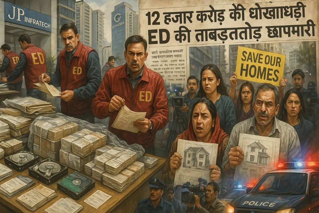 12 हजार करोड़ की धोखाधड़ी को लेकर ED की ताबड़तोड़ छापेमारी!