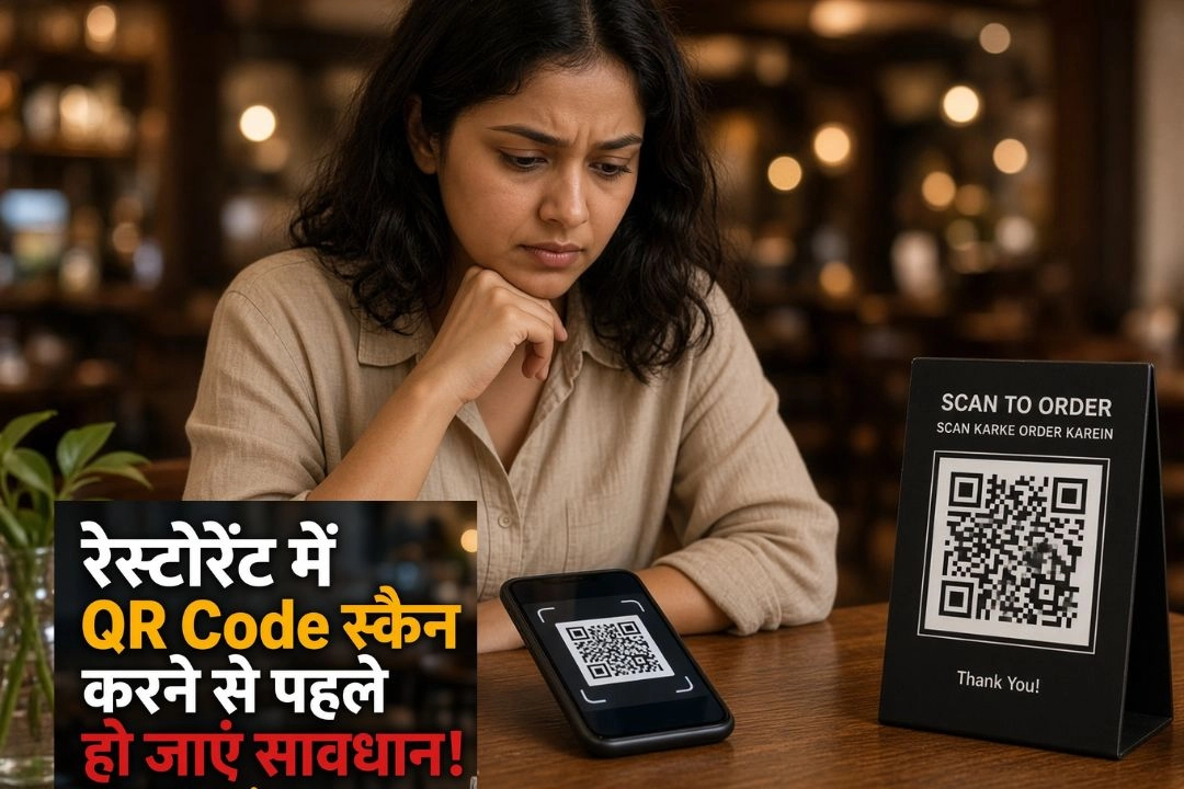 रेस्टोरेंट में QR Code स्कैन करने से पहले हो जाएं सावधान!