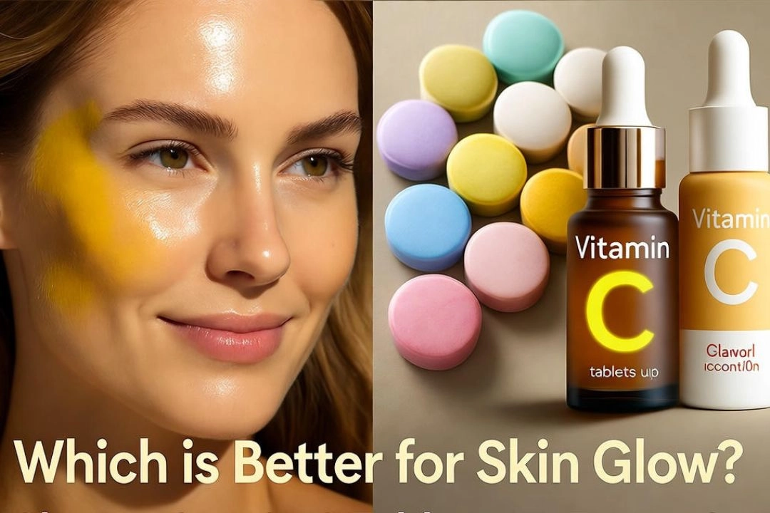 स्किन ग्लो के लिए कौन बेहतर_ Vitamin-C जैसी सस्ती टैबलेट या महंगे सीरम!