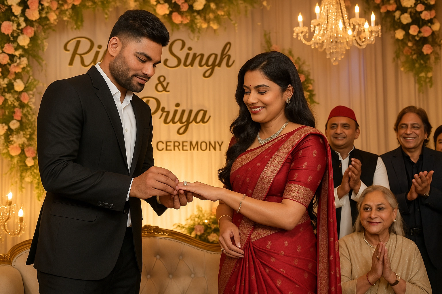 क्रिकेटर रिंकू सिंह की रिंग सेरेमनी आज!