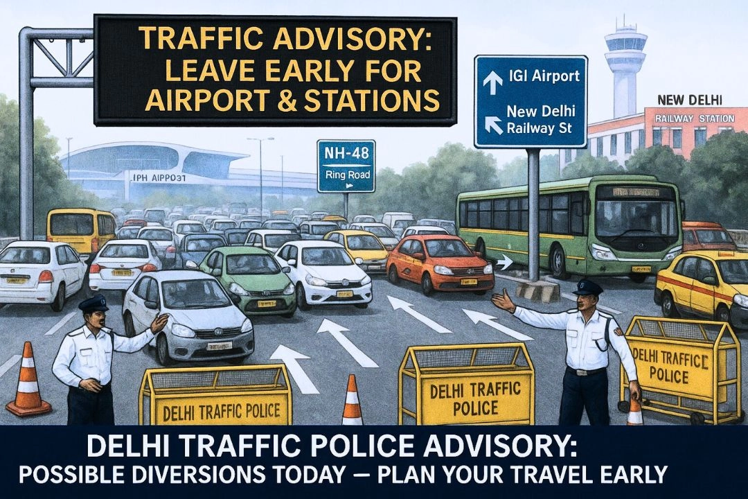 दिल्ली ट्रैफिक पुलिस ने जारी की एडवाइजरी!