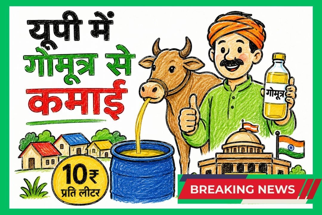 यूपी में गोमूत्र से कमाई, शुरू हुई अनूठी पहल!