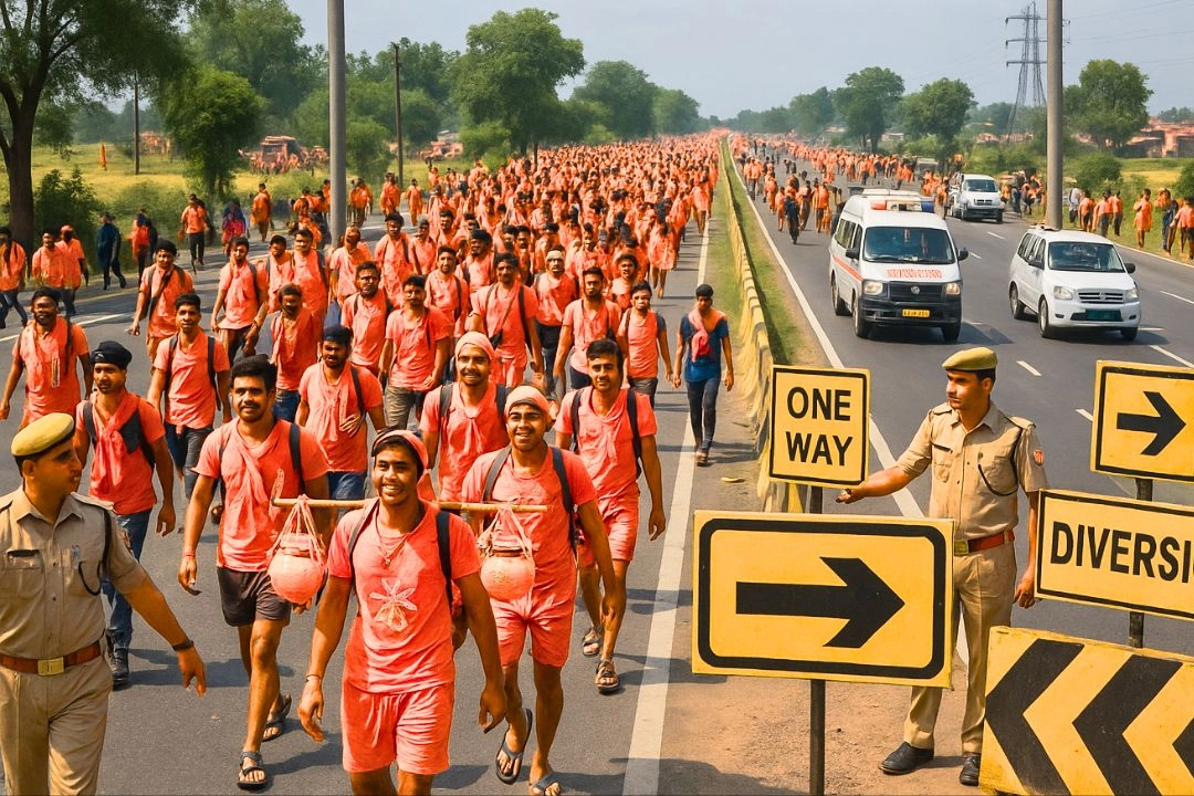 11 जुलाई से शुरू कांवड़ यात्रा के लिए वेस्ट यूपी में डायवर्जन प्लान लागू!