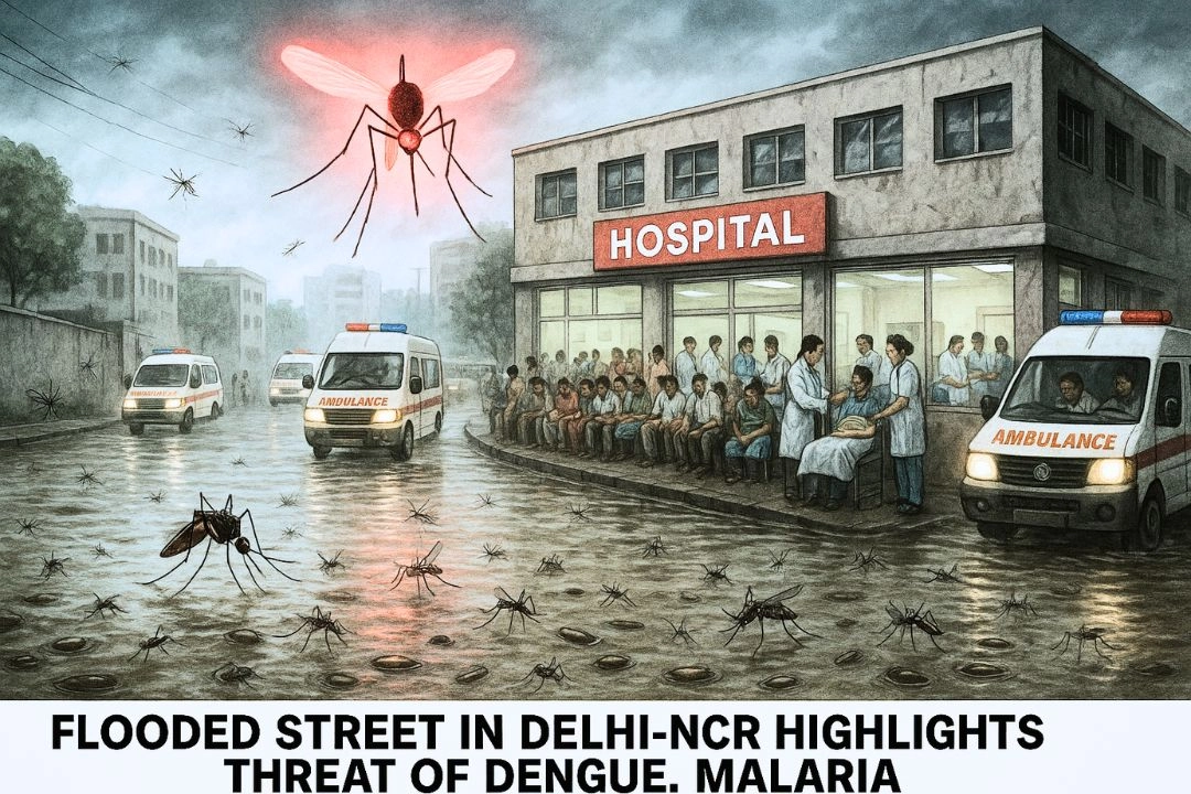 दिल्ली-NCR में बाढ़ के बाद, बढ़ा डेंगू-मलेरिया का कहर!