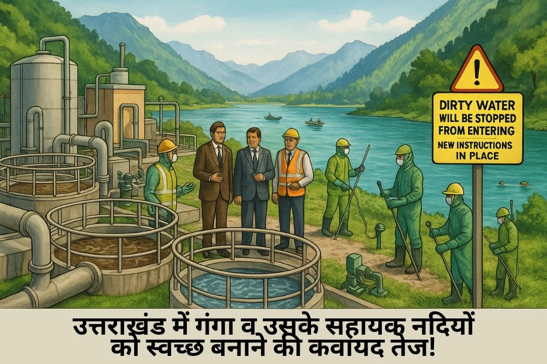 उत्तराखंड में गंगा व उसके सहायक नदियों को स्वच्छ बनाने की कवायद तेज!