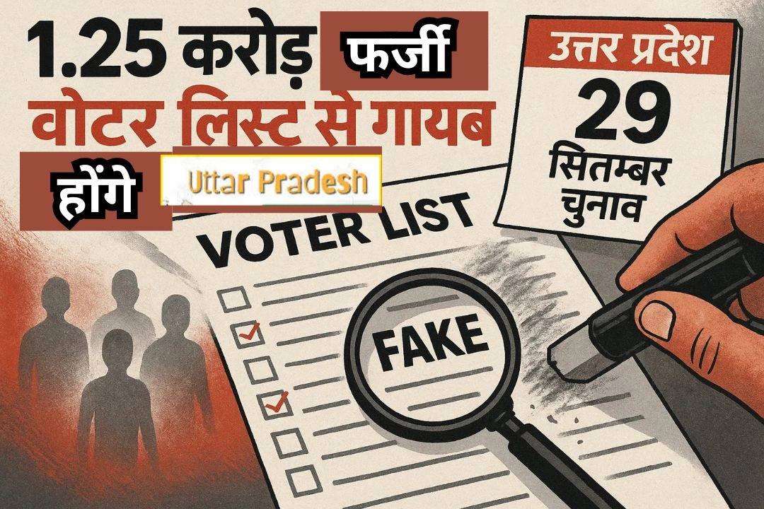 यूपी में वोटर लिस्ट से गायब होंगे 1.25 करोड़ फर्जी वोटर!