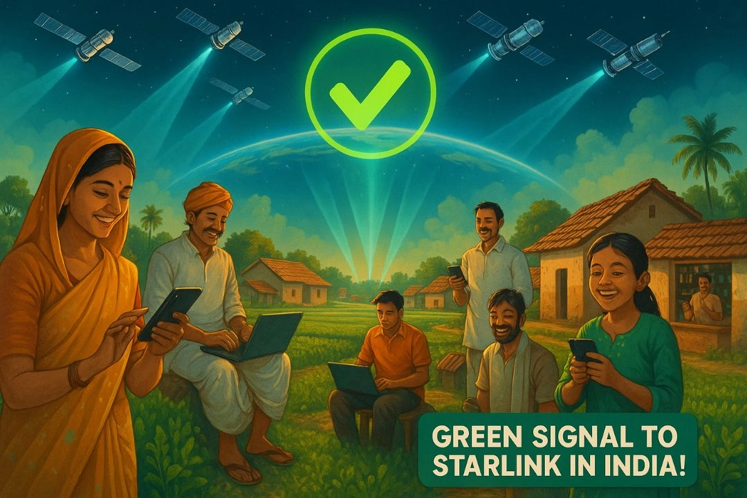 भारत में Starlink को हरी झंडी!