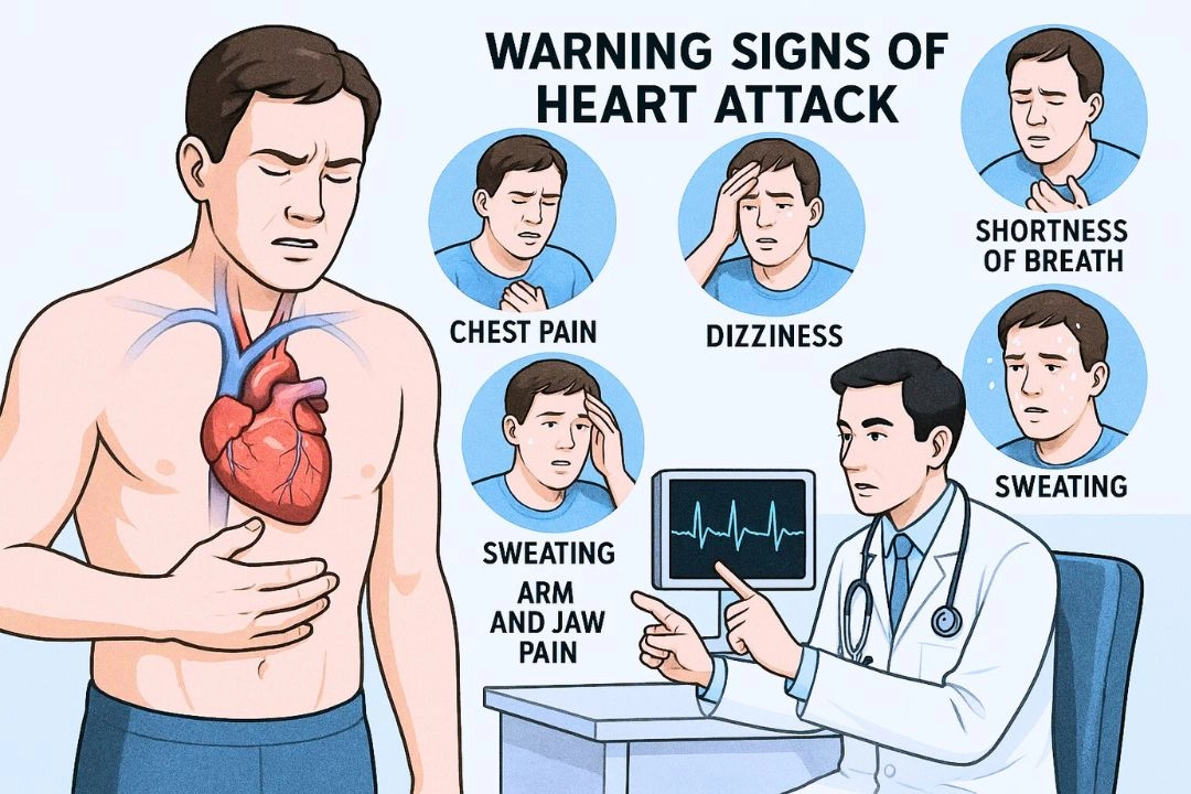 हार्ट अटैक से पहले शरीर देता हैं ये संकेत!