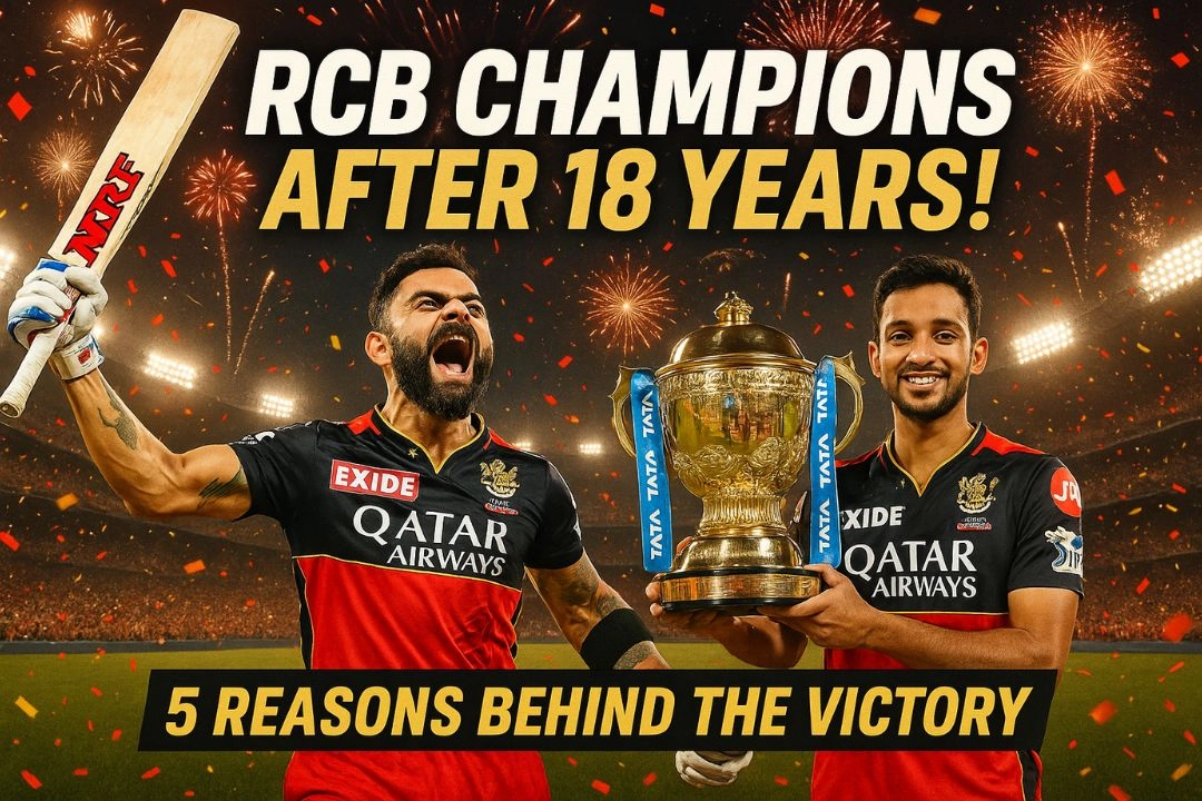 18 साल का खिताबी सूखा खत्म कर RCB बनी IPL-चैंपियन