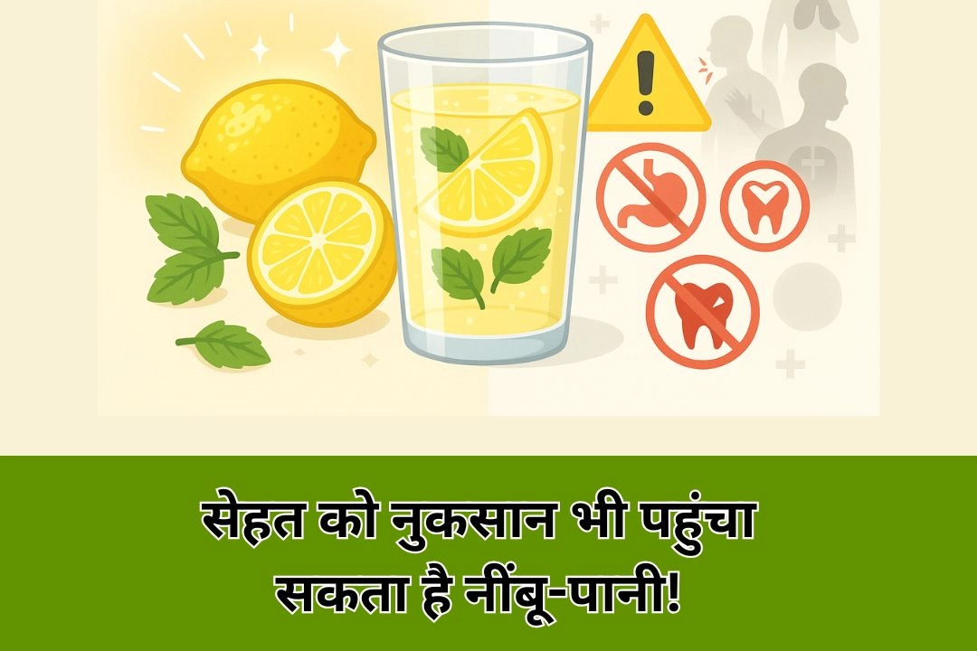 फायदे की जगह, सेहत को नुकसान भी पहुंचा सकता है नींबू-पानी!