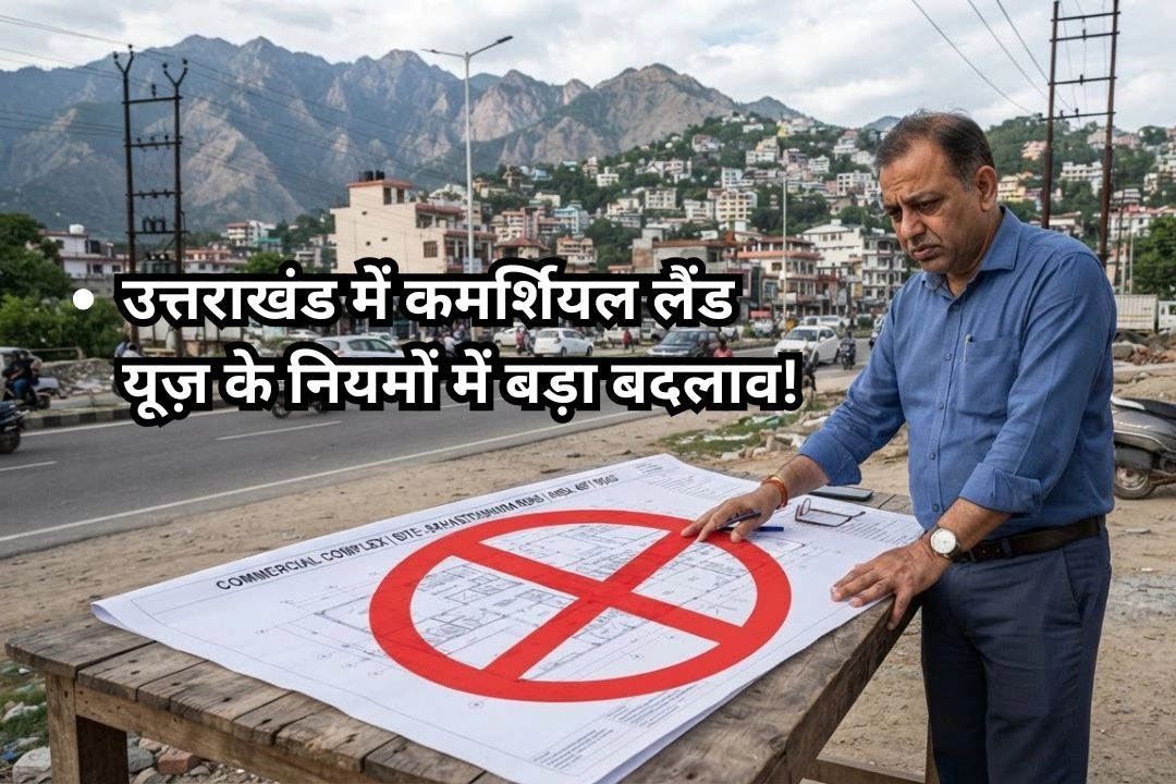 उत्तराखंड में कमर्शियल लैंड यूज़ के नियमों में बड़ा बदलाव!