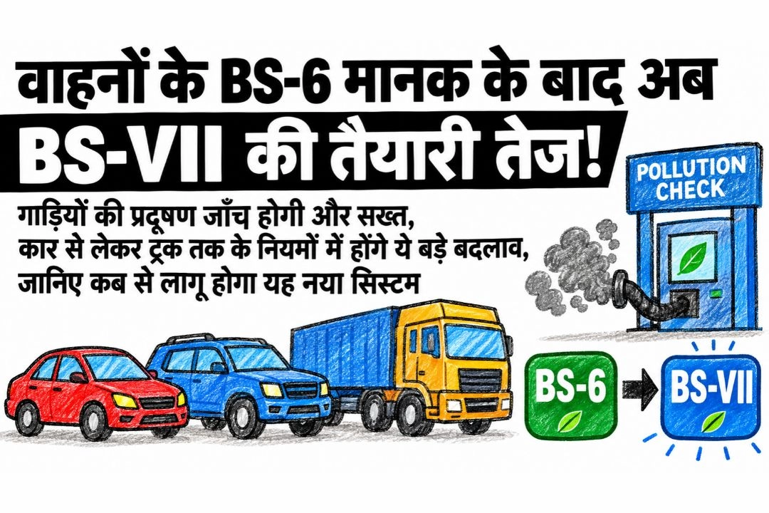 वाहनों के BS-6 मानक के बाद अब BS-VII की तैयारी तेज!